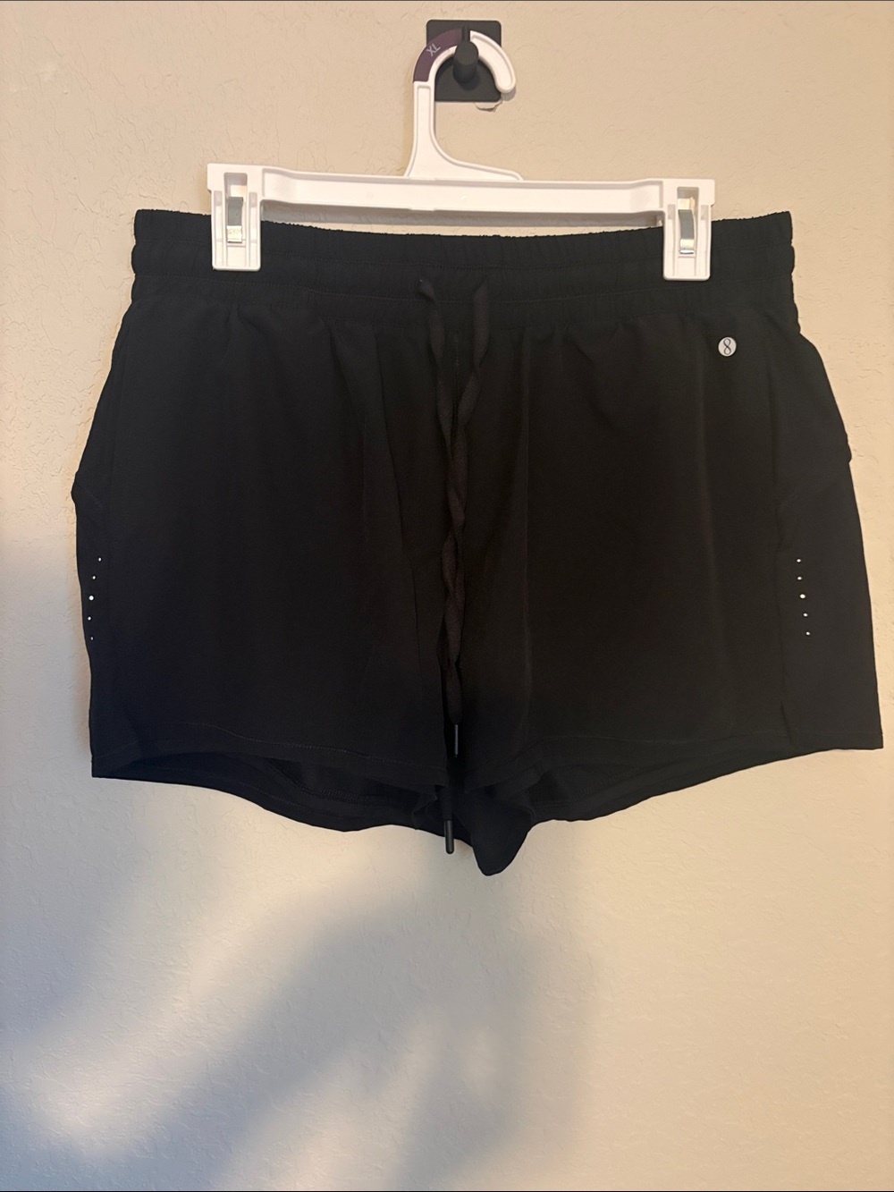 Layer8 Black Athletic Drawstring Shorts